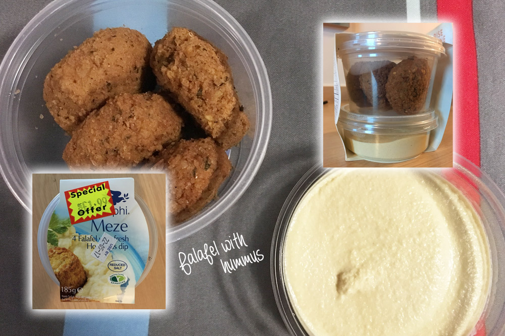 Falafel with hummus
