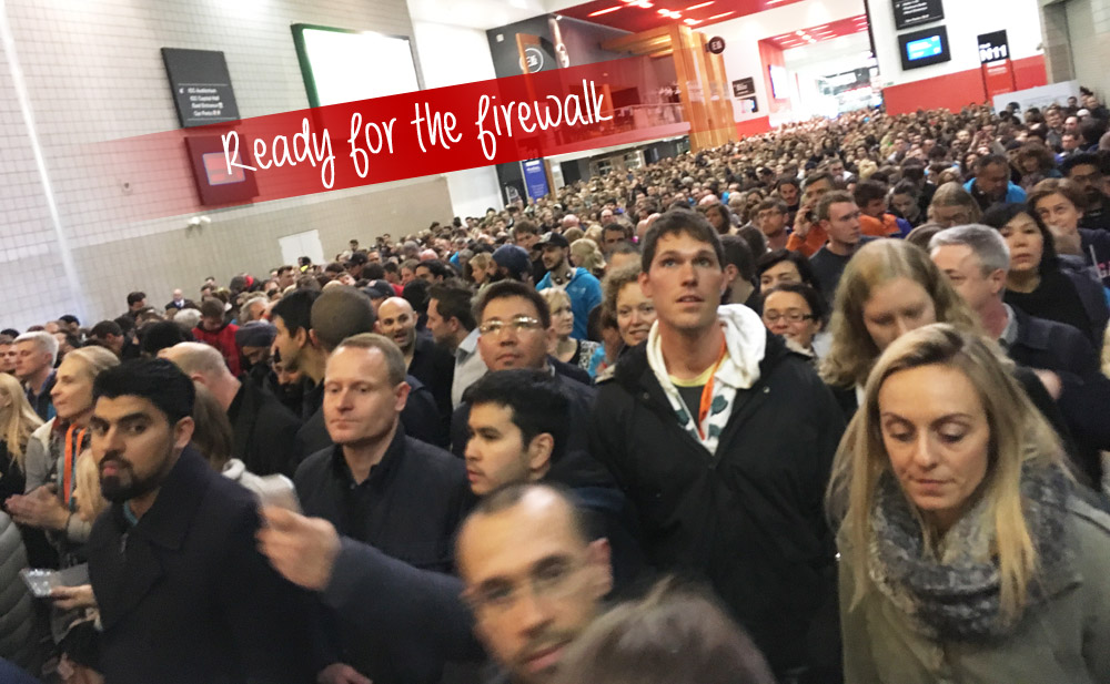 On the way to the firewalk