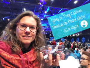 Going to Tony Robbins "Unleash the Power Within" as a vegan.