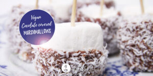 Vegan chocolate covered marshmallows. How you make it.