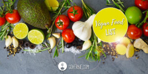 Vegan food list (grocery)