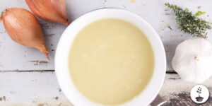 Garlic soup - vegan recipe
